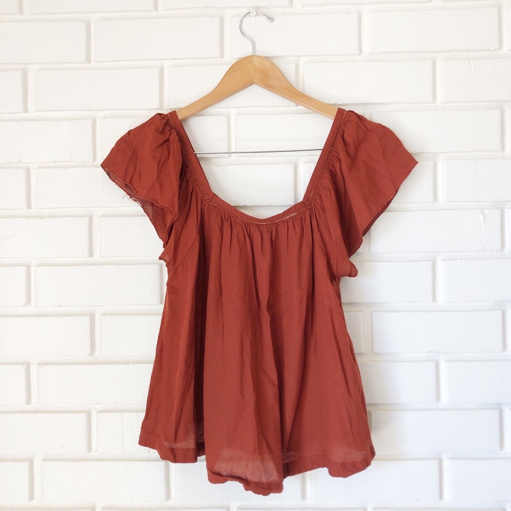 Mossimo Size XS Peasant Boho Blouse